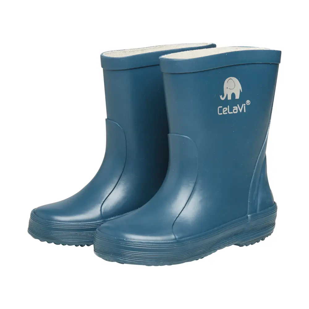 Blå Basis Gummistøvle 717 Iceblue - Celavi Gummistøvler  - 5712672180694