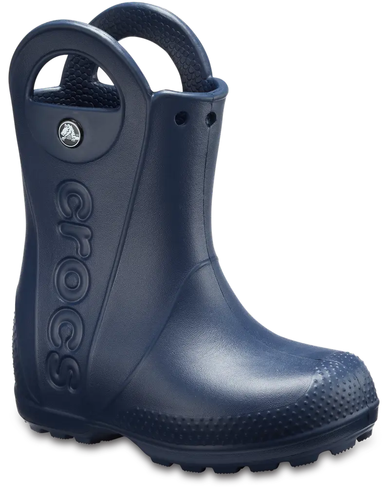 Blå Handle Gummistøvle Navy - Crocs Gummistøvler  - 0191448182721