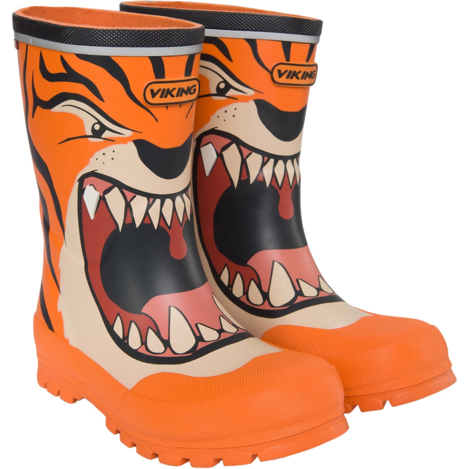 Viking Orange Multi Jolly Print Str - Viking Gummistøvler  - 7054978031330