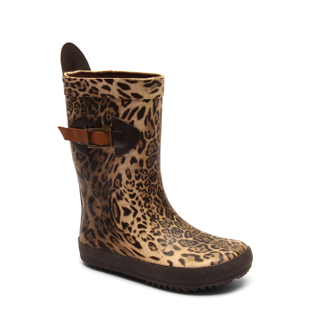 Brun Leopard Gummistøvler - Bisgaard Gummistøvler  - 5712827645122
