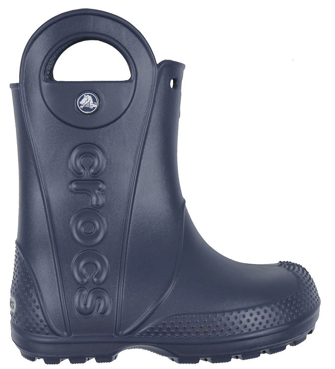 Blå Crocs Gummistøvler Handle Rain Boot Navy - Crocs Gummistøvler  - 198445125737