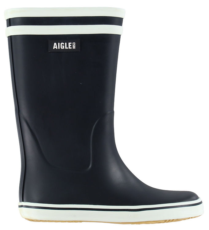 Hvid Aigle Gummistøvler Malouine Marine Blanc - Aigle Gummistøvler  - 3246578887101