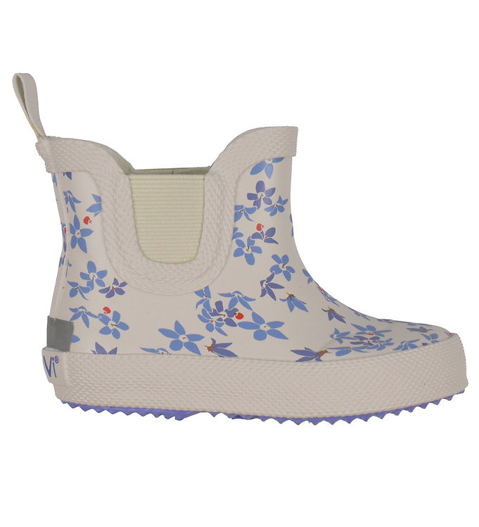Beige/Blå/Grå/L Celavi Gummistøvler Korte Blue Bell Blomster - Celavi Gummistøvler  - 5713438192142