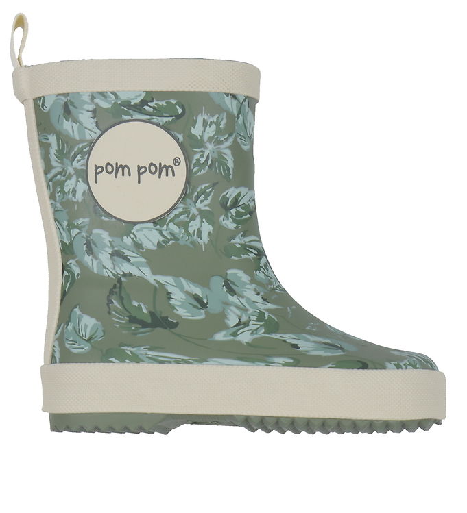 Grøn Pom Pom Gummistøvler Nettle Camo Aop - Pom Pom Gummistøvler  - 5740030026261