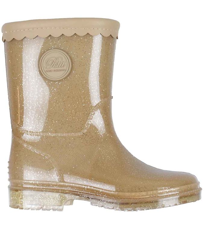 Beige Petit Sofie Schnoor Gummistøvler For Nougat Glimmer - Sofie Schnoor Gummistøvler  - 5715202510138