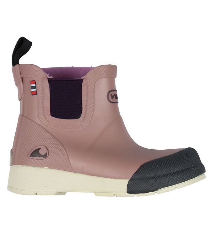 Rosa Viking Gummistøvler River Chelsea Dusty Pink - Viking Gummistøvler  - 7054977590951
