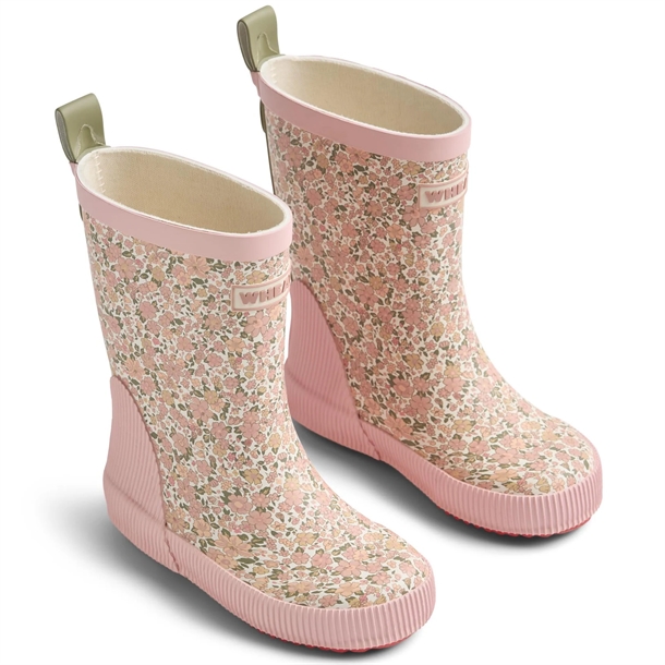 Rosa Wheat Gummistøvler Welly Ivory Flower Meadow - Wheat Gummistøvler  - 5715596199834