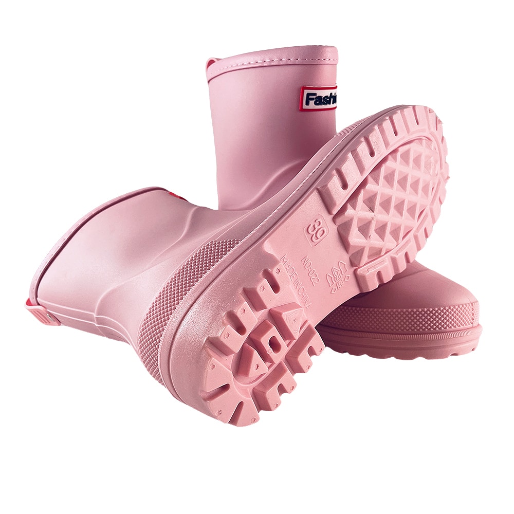 Sort Gummistøvler Til Kvinder Model Eller Pink - Gummistøvler